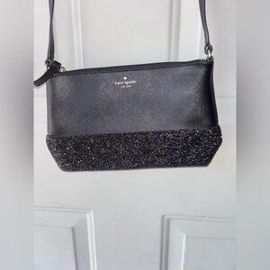 Kate Spade black glitter handbag